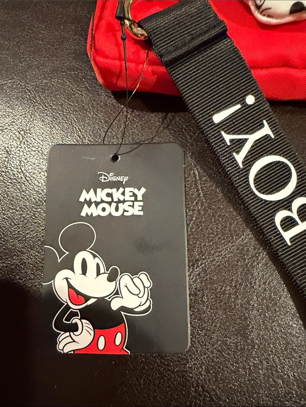 Disney Mickey Mouse Red, White & Black Wristlet Trio - Picture 3 of 3